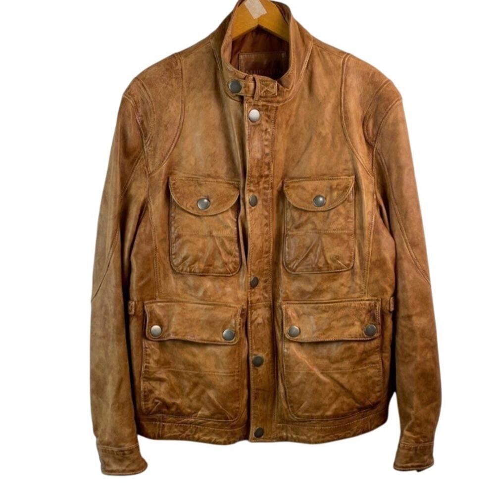 Vintage Murano Women’s Lambskin Leather Jacket L